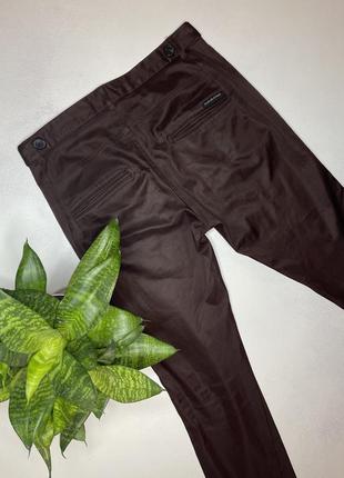 Классические коричневые брюки4 фото