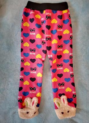 Дитячі штанішки "зайки" на утепленні