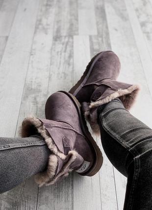 Жіночі угги ugg mini bailey женские уггы6 фото