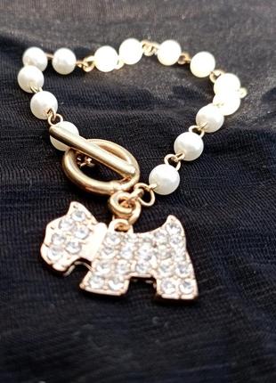 Браслет красивый, стразы 2