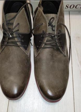 Осінні черевики 47 розмір в стилі levi's wrangler5 фото