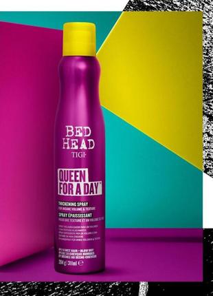 Спрей для додання обсягу tigi bed head queen for a day