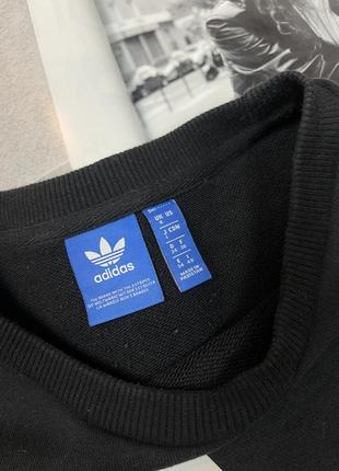 Оригінальний оверсайз світшот adidas з великим лого trefoil w bp94944 фото