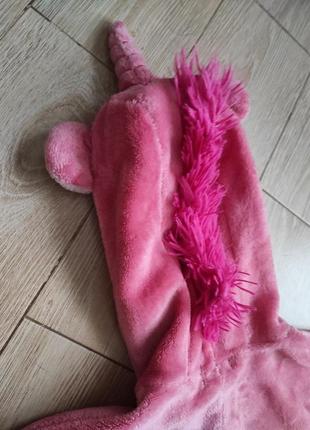 Кігурумі рожевий дитячий єдиноріг піжама косплей комбез комбінезон5 фото