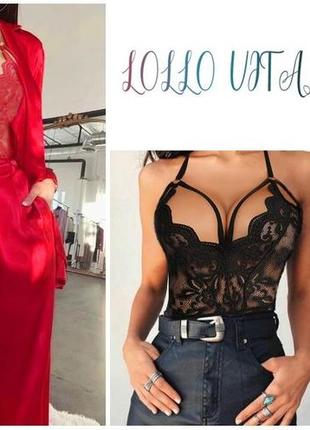 Lollo vita женское нижнее белье. кружевное боди
