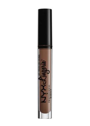 Nyx professional makeup lingerie liquid lipstick 10 teddy