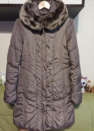 Куртка зимова подовжена 46-48 р.