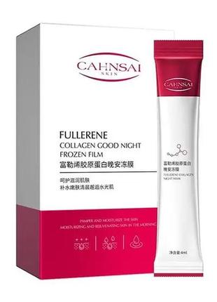 Ночная маска cahnsai fullerene collagen good night gelly (1 стик)