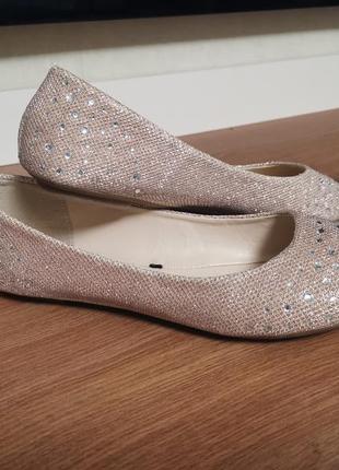 Святкові туфлі балетки