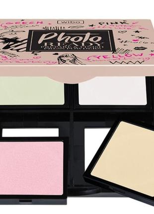 Wibo photo ready prepare& finish press powder пудра для лица