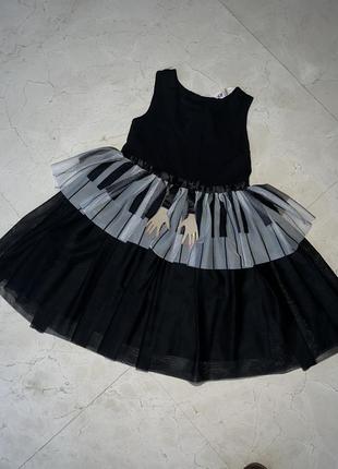 Платье шифоновое h&m, 6-7 лет