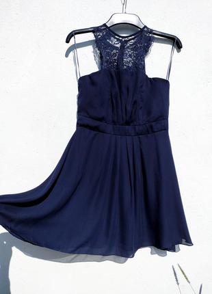Красиве вечірнє синє плаття elise ryan