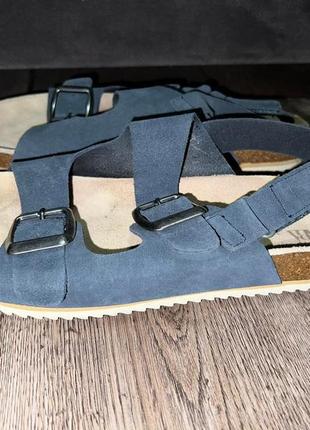 Босоніжки сандалі zara класні оригінал натуральна шкіра birkenstock3 фото