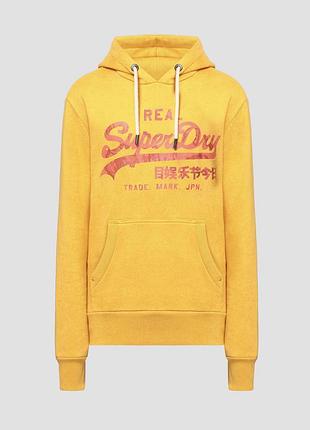 Жовте худі superdry m