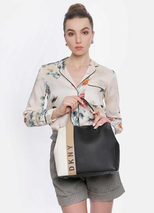 Сумка кожаная dkny bedford satchel leather bag r84dh949 оригинал