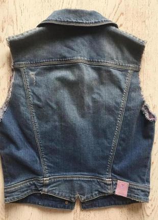 Guess женская джинсовая жилетка3 фото