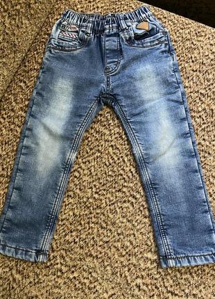 Джинсы утеплённые