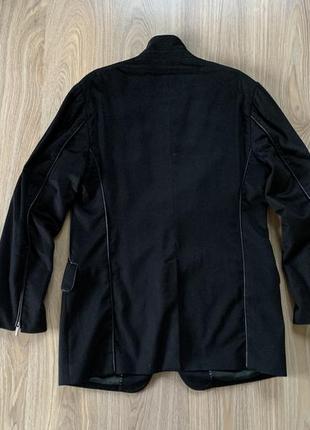 Мужское кашемировое полу пальто пиджак gianni versace3 фото