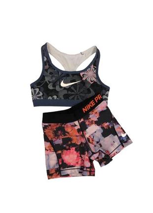 Nike pro женский спортивный комплект