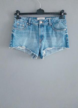 Стильные короткие джинсовые шорты_хлопок #754