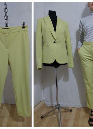 Брючный костюм лимонного цвета zara5 фото