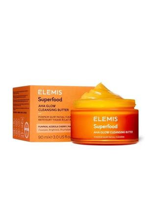 Бальзам для обличчя elemis🧡 superfood aha glow cleansing butter. 90 мл. оригінал. новий📦є відправка новою поштою