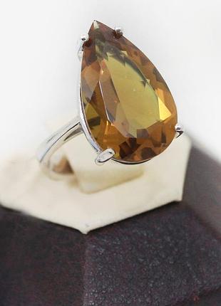 Кольцо серебряное с султанитом 18,5 6,04 г