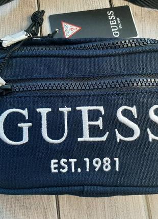 Оригинальная сумка на пояс guess6 фото