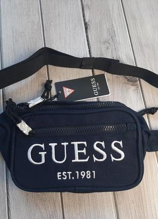 Оригинальная сумка на пояс guess5 фото