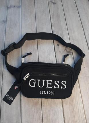 Оригинальная сумка на пояс guess5 фото