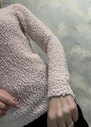 Плюшевый свитер с блесточками5 фото