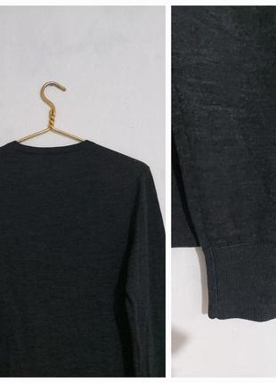 Вязаный свитер из мериношерсти 100% uniqlo7 фото