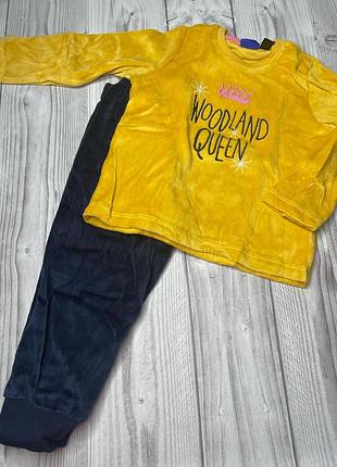 Велюровая пижамка lupilu для девочки