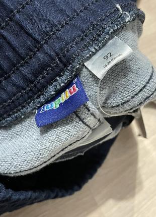 Штани джогери джинси утеплені для хлопчика lupilu5 фото