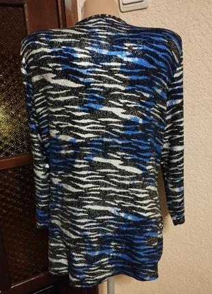 Нарядна блискуча жіноча блуза з бісером,розмір 16 на 48-52розмір від touch2 фото