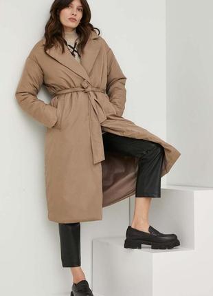 Жіноча куртка answear lab колір бежевий oversize4 фото