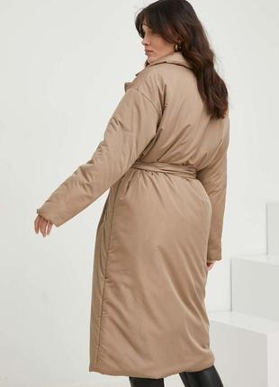 Жіноча куртка answear lab колір бежевий oversize5 фото