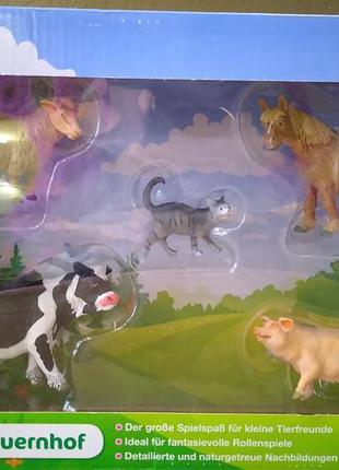 Набор детализированных реалистичных фигурок животных фермы playtive для ролевых игр.