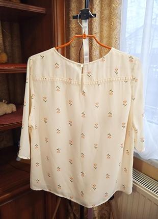 Sugarhill boutique блуза блузка топ цветочный принт тюльпан4 фото
