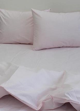 2-спальний комплект постільної білизни з ранфорсу, однотонний delicacy2 фото