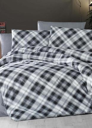 Комплект постельного белья семейный комплект на молнии из турецкого хлопка с компаньоном r-t9180