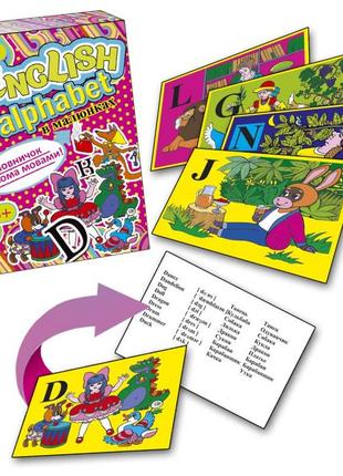 Игра мастер english alphabet (английская азбука) в картинках (мка0001)