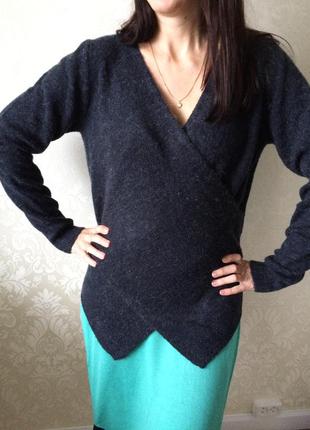 Женский  тёплый   пуловер с запахом новый с этикетками2 фото