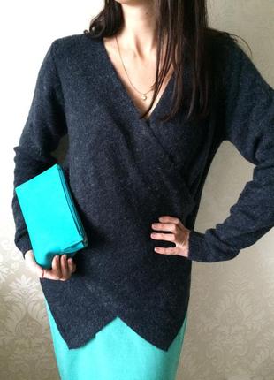 Женский  тёплый   пуловер с запахом новый с этикетками6 фото