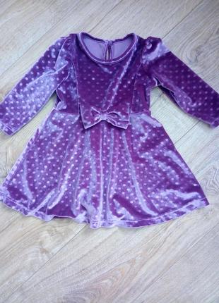 Святкове плаття для дівчинки 80-86 р.2 фото