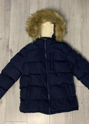Нова зимова теплюща фірмова куртка 158 зріст 13 років чоловіча жіноча дитяча