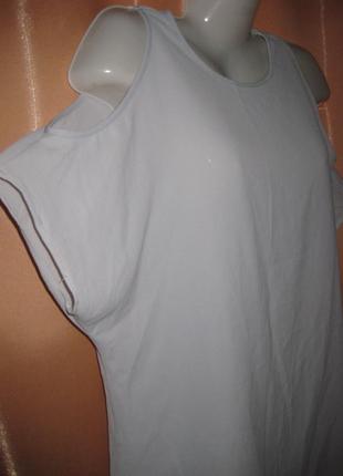 Нарядная туника блузка с открытыми плечами   10uk/38eu/6us/165-88а new look км1247 made in romania2 фото