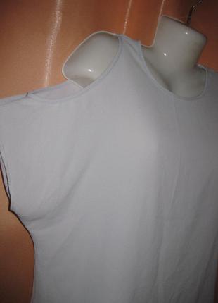 Нарядная туника блузка с открытыми плечами   10uk/38eu/6us/165-88а new look км1247 made in romania4 фото