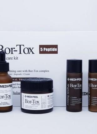 Набор лифтинг-средств против морщин medi-peel bor-tox 5 peptide multi care kit3 фото