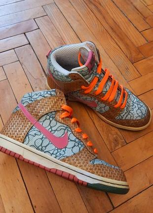 Кросівки nike dunk high nori desert bloom високі jordan 1 черевики взуття air force